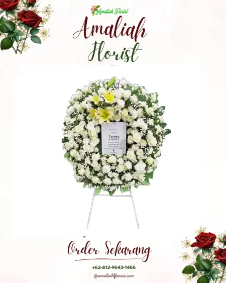 Krans Bunga Duka Narimbang Mulia