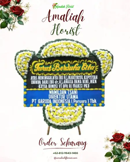 Papan Bunga Duka Narimbang Mulia